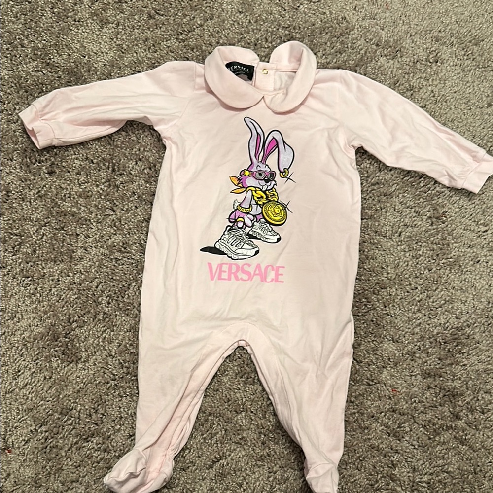 Versace Pink Kids One Piece